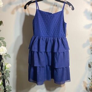 Calvin Klein Collection Kids Dress in Deep Blue